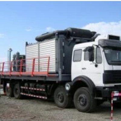 বেইজিং, চীনে ডিজেল ইঞ্জিন দ্বারা চালিত 330kW যানবাহন-মাউন্ট করা মোবাইল গ্যাস-লিফট কম্প্রেসার